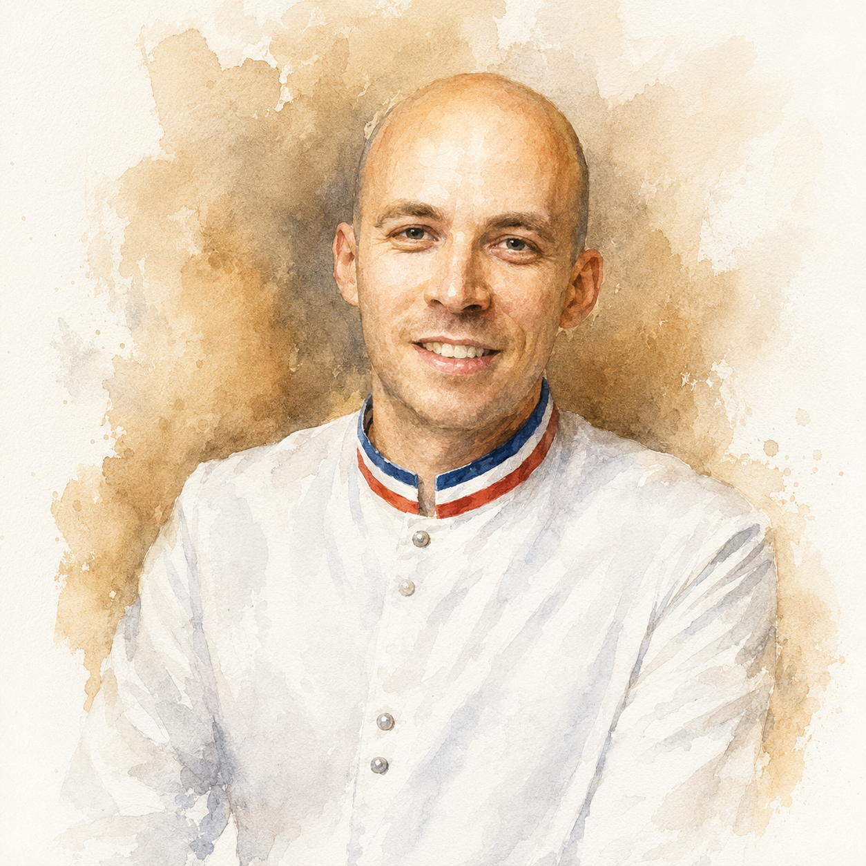 Alexandre Laumain — Watercolor Portrait